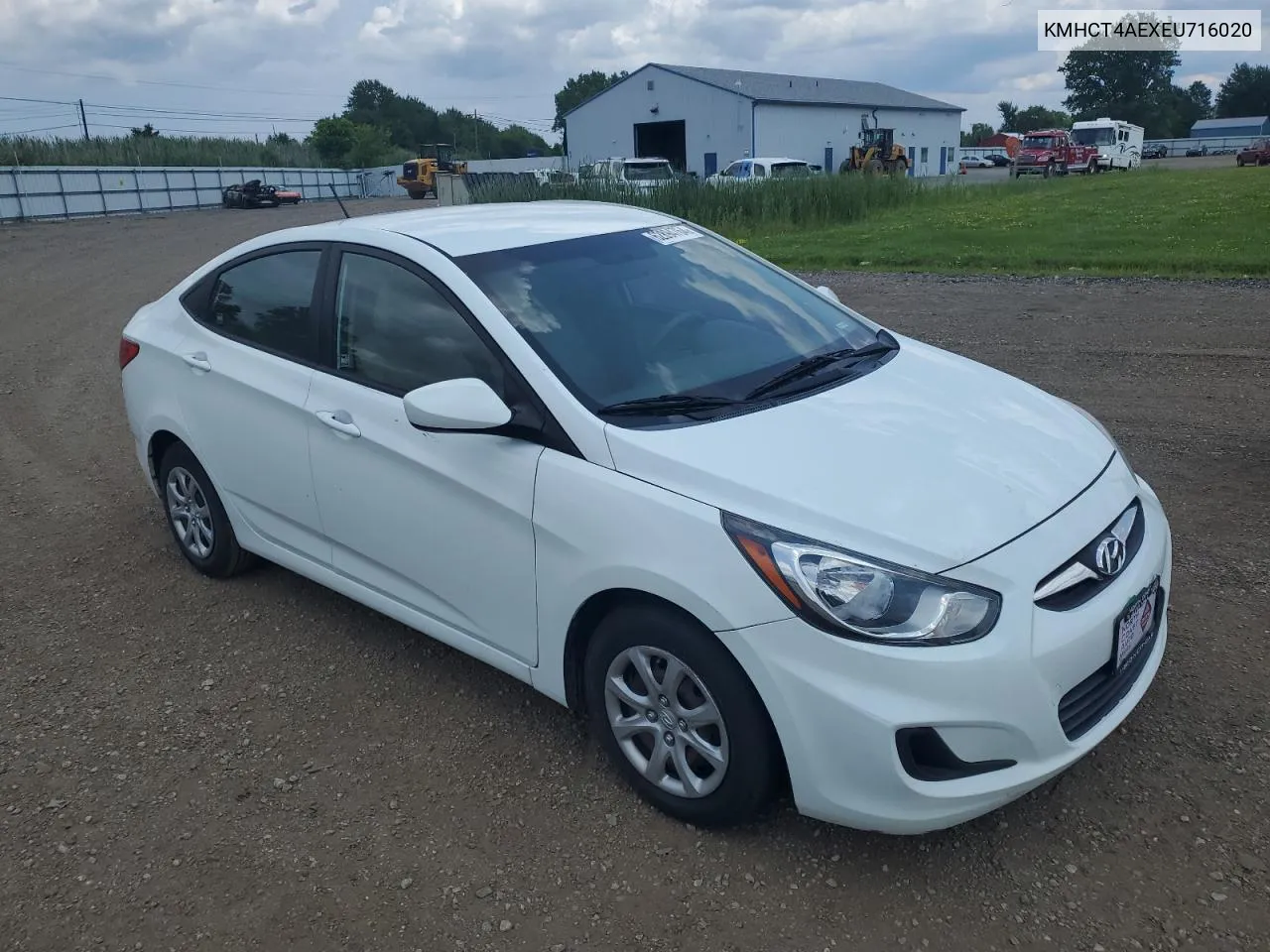 2014 Hyundai Accent Gls VIN: KMHCT4AEXEU716020 Lot: 62894764