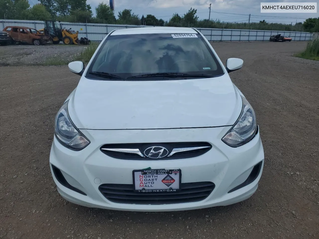 KMHCT4AEXEU716020 2014 Hyundai Accent Gls