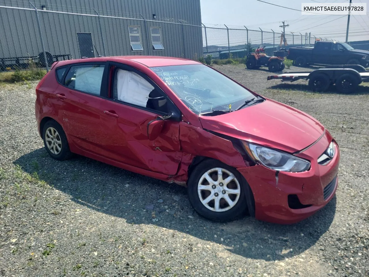 2014 Hyundai Accent Gls VIN: KMHCT5AE6EU197828 Lot: 64375364