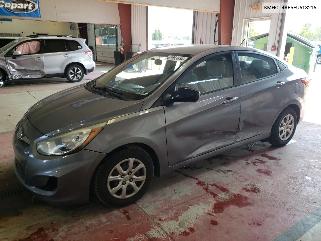 2014 Hyundai Accent Gls VIN: KMHCT4AE5EU613216 Lot: 64563834