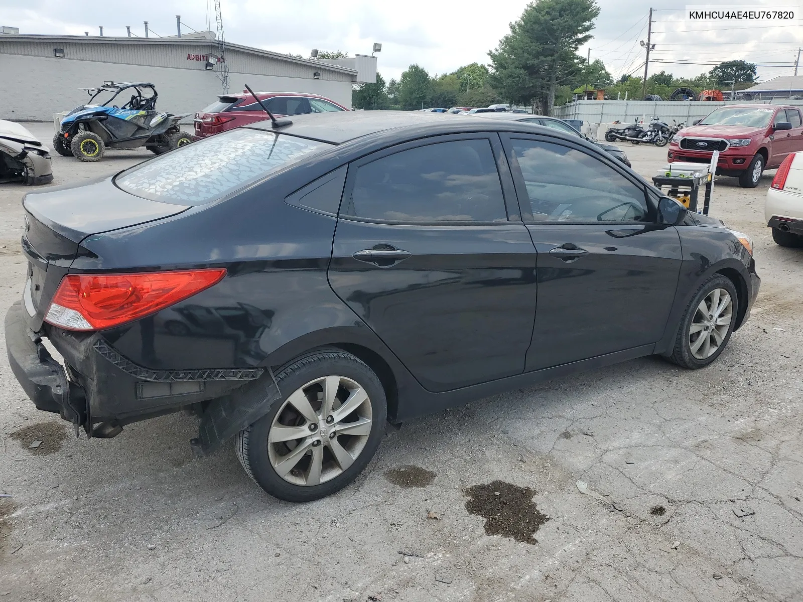 KMHCU4AE4EU767820 2014 Hyundai Accent Gls