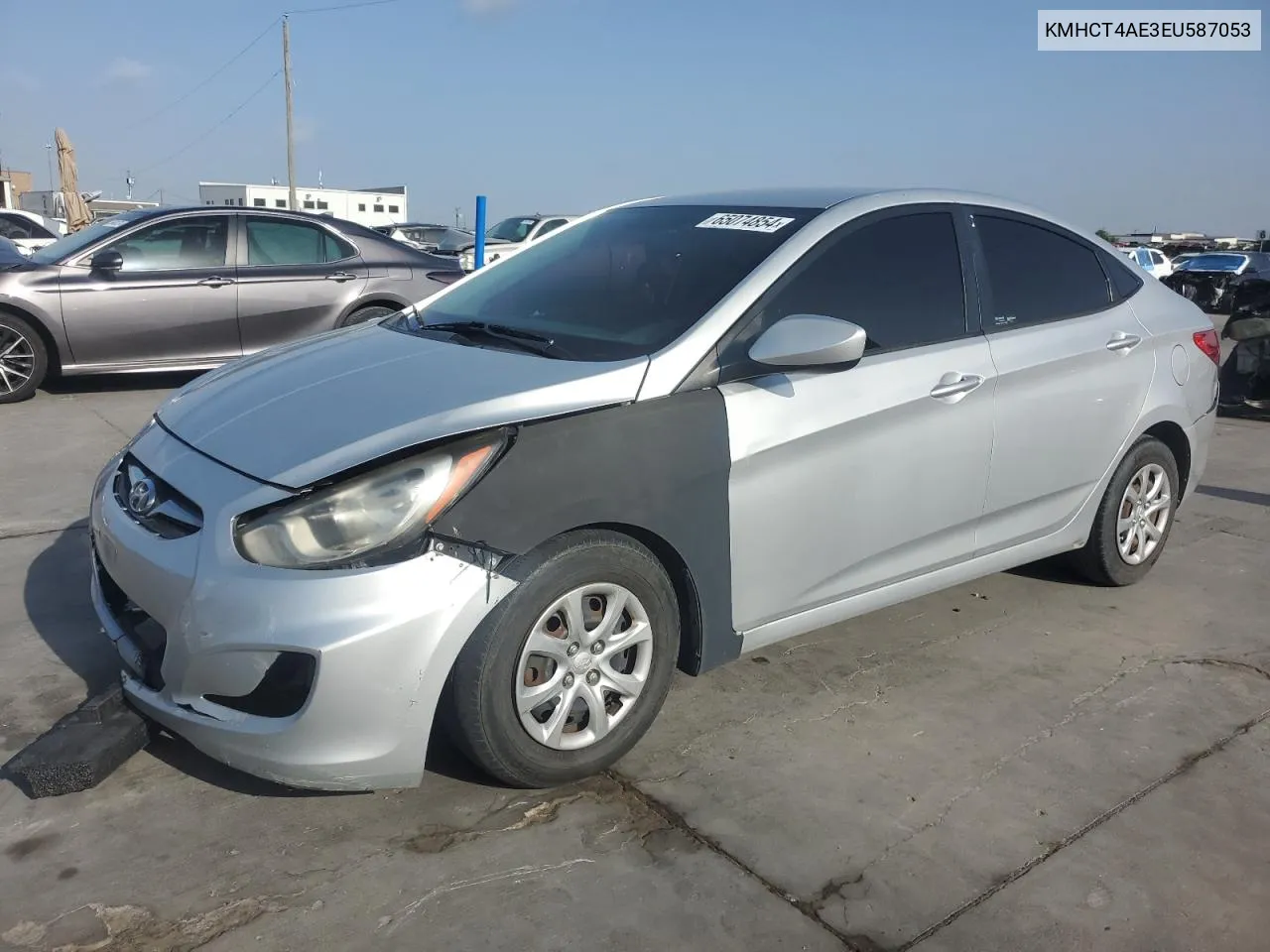 KMHCT4AE3EU587053 2014 Hyundai Accent Gls