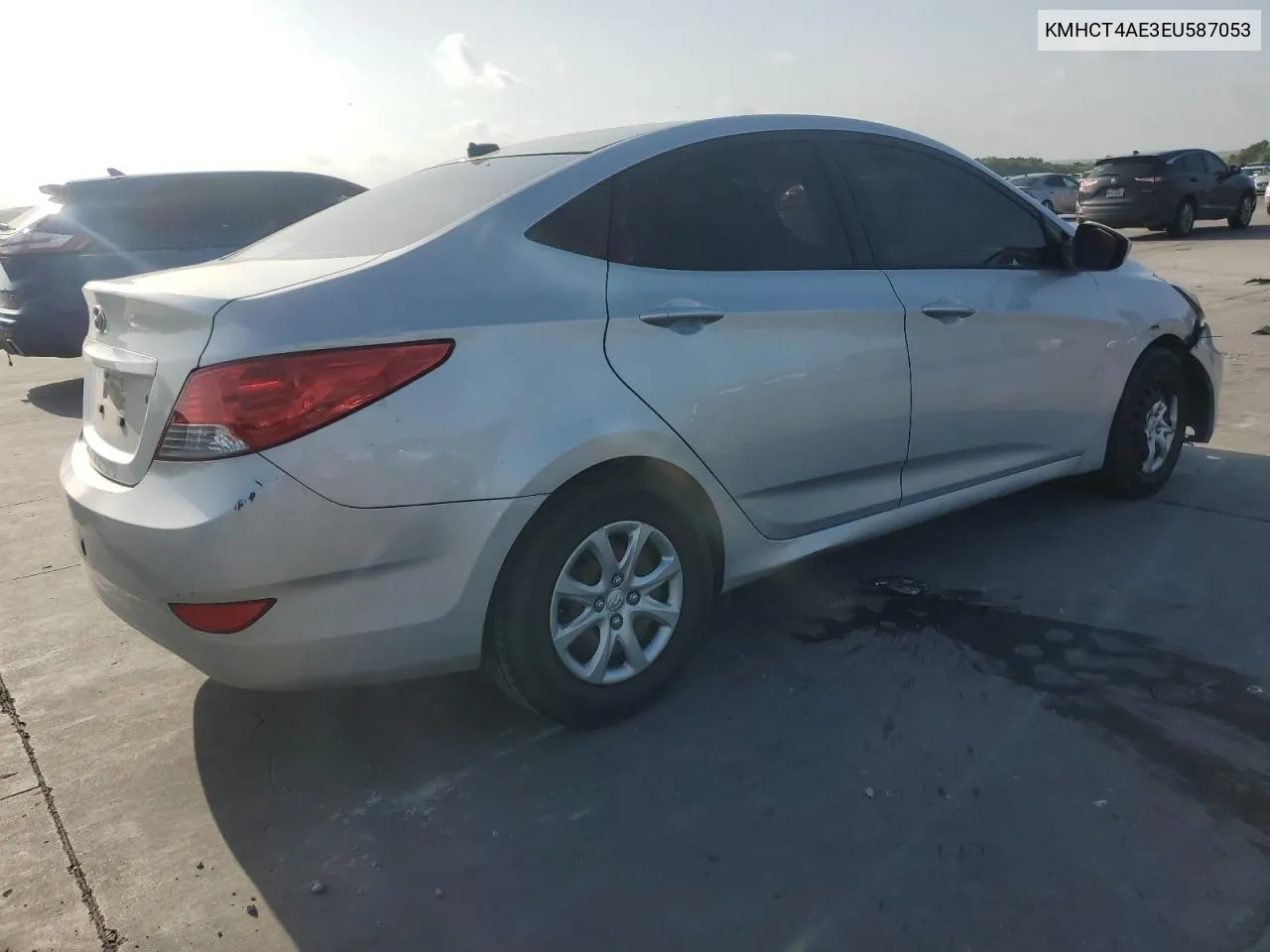 KMHCT4AE3EU587053 2014 Hyundai Accent Gls