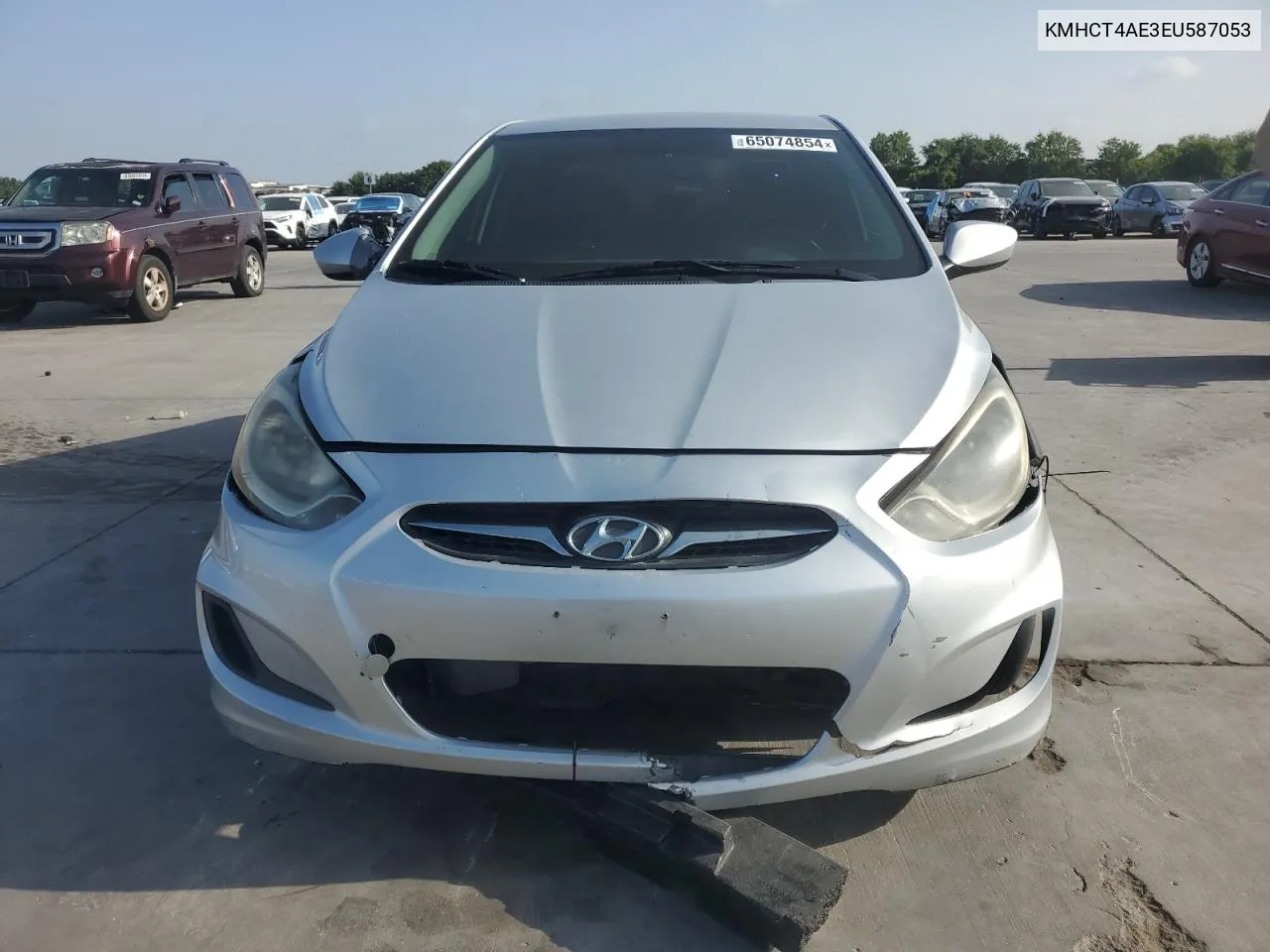 KMHCT4AE3EU587053 2014 Hyundai Accent Gls