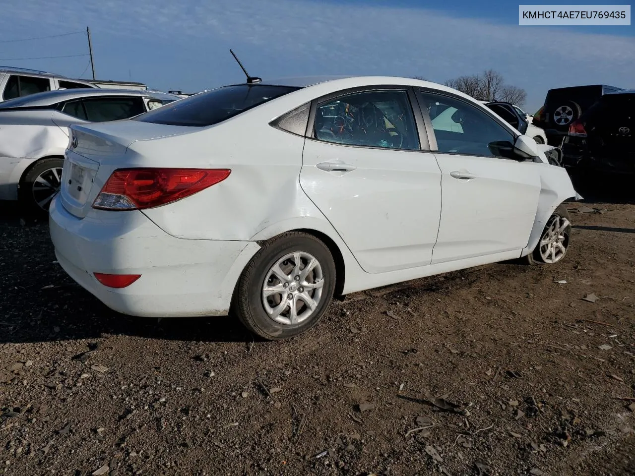 2014 Hyundai Accent Gls VIN: KMHCT4AE7EU769435 Lot: 65231584