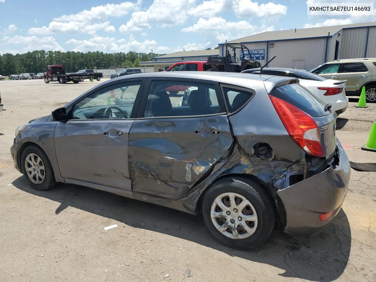 2014 Hyundai Accent Gls VIN: KMHCT5AE7EU146693 Lot: 65331454