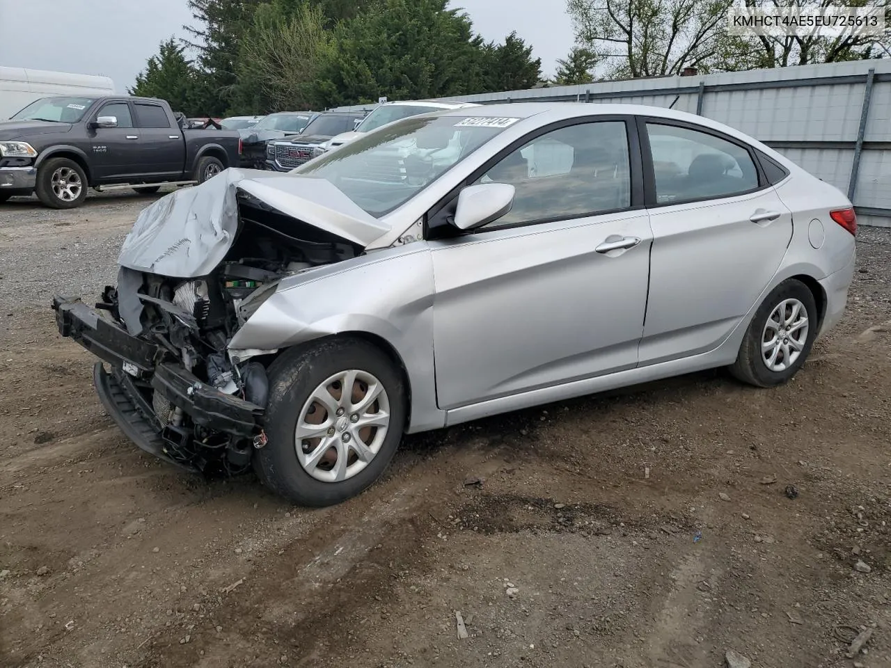 KMHCT4AE5EU725613 2014 Hyundai Accent Gls