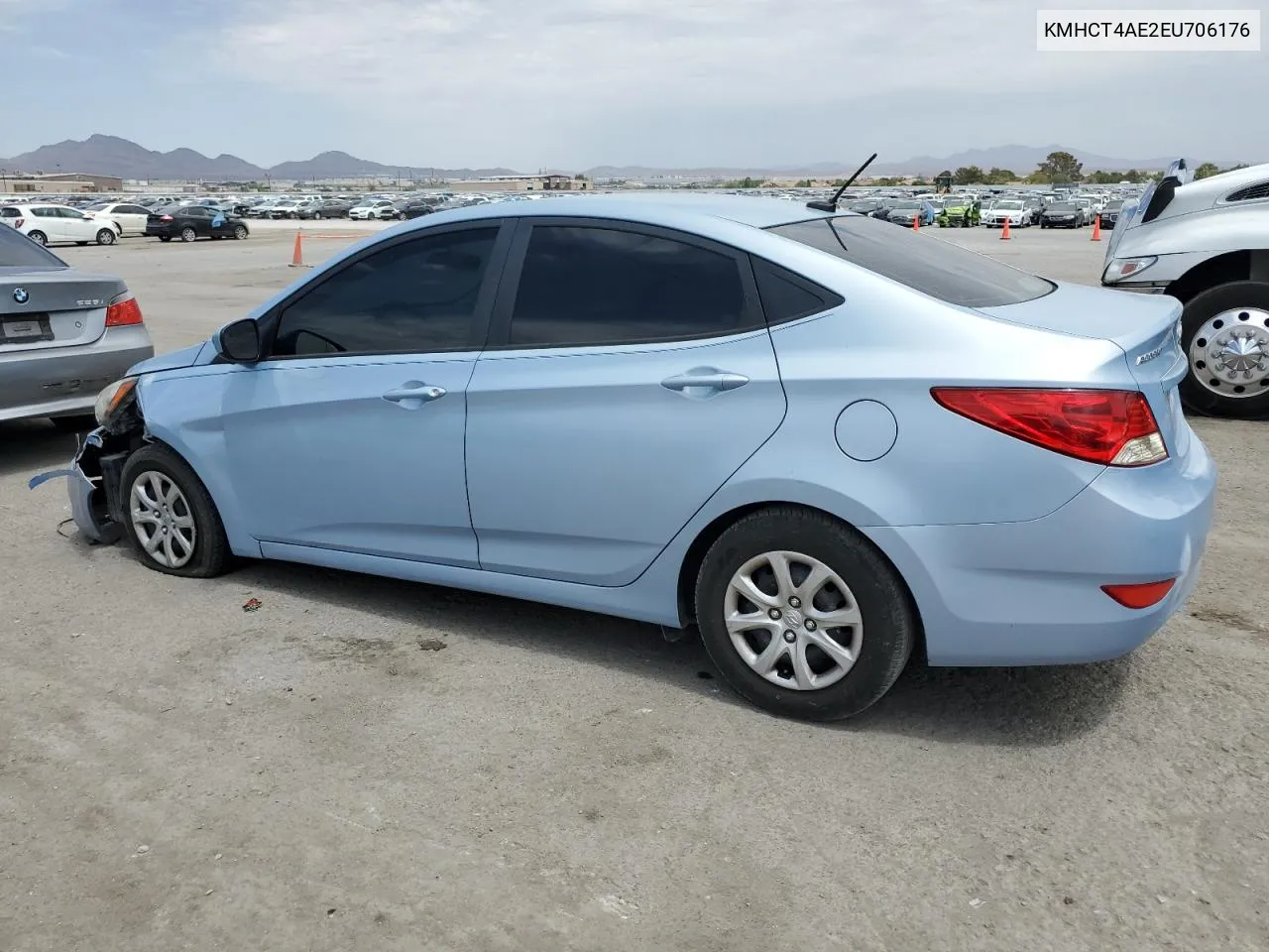 KMHCT4AE2EU706176 2014 Hyundai Accent Gls