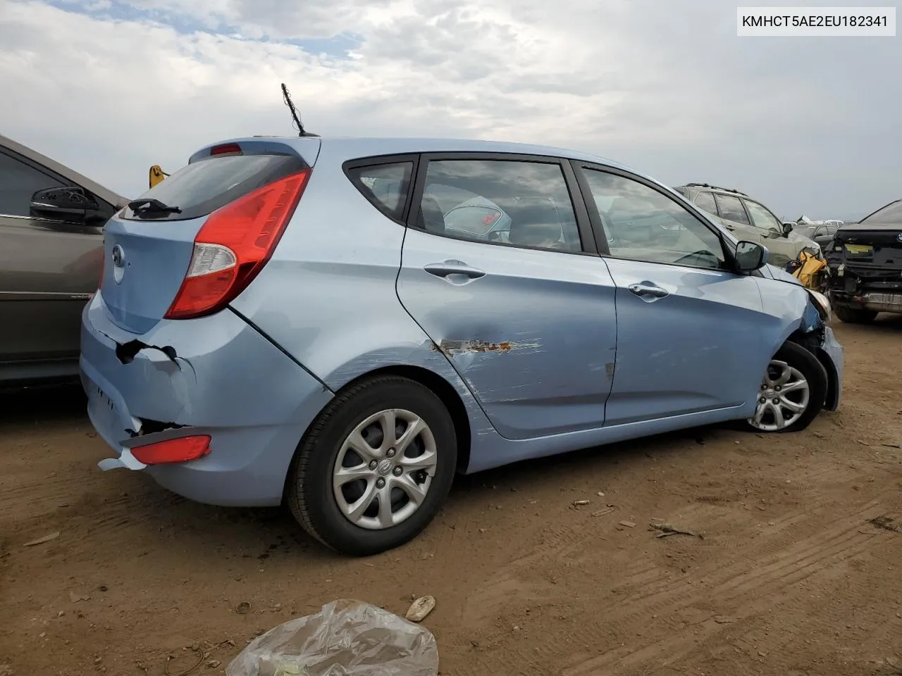 2014 Hyundai Accent Gls VIN: KMHCT5AE2EU182341 Lot: 67115724