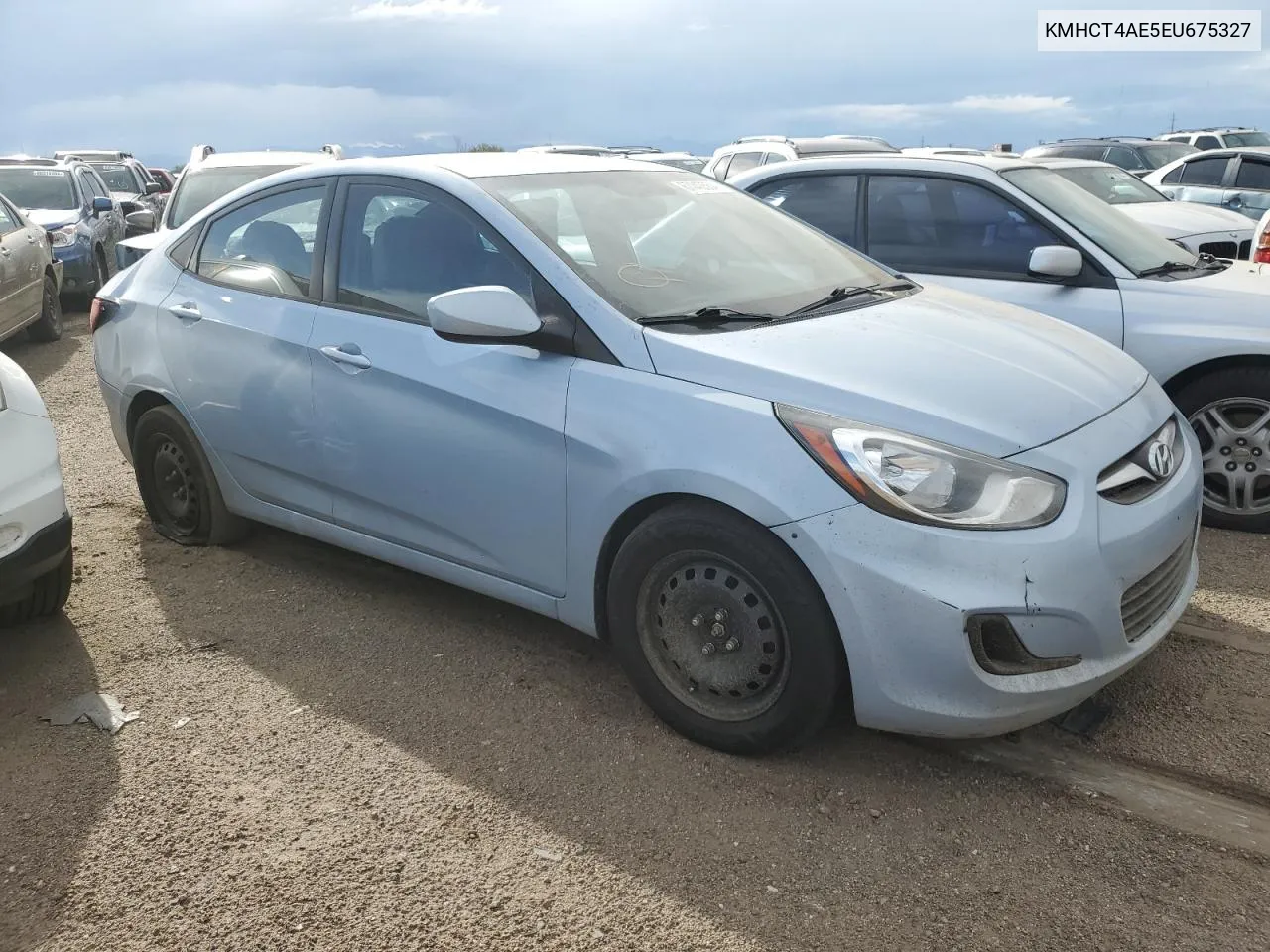 2014 Hyundai Accent Gls VIN: KMHCT4AE5EU675327 Lot: 67443564