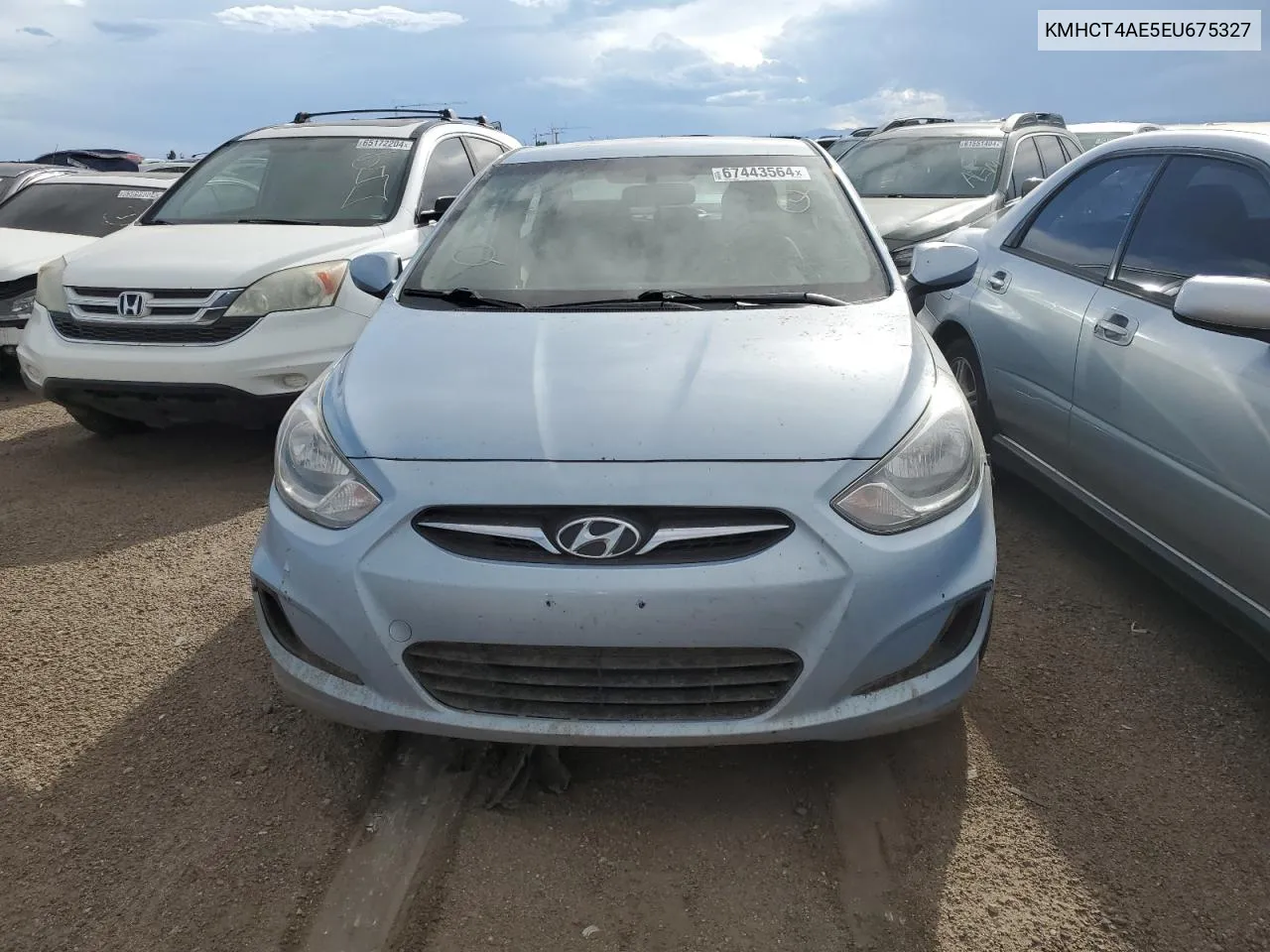 2014 Hyundai Accent Gls VIN: KMHCT4AE5EU675327 Lot: 67443564