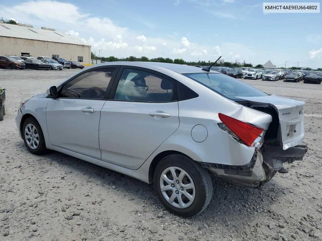 2014 Hyundai Accent Gls VIN: KMHCT4AE9EU664802 Lot: 67462654