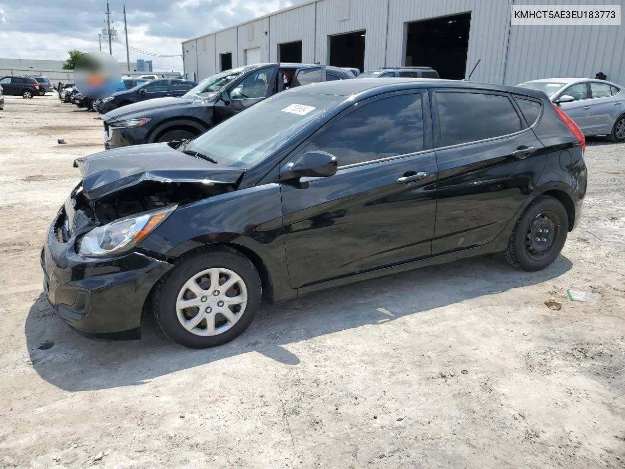 2014 Hyundai Accent Gls VIN: KMHCT5AE3EU183773 Lot: 67636654