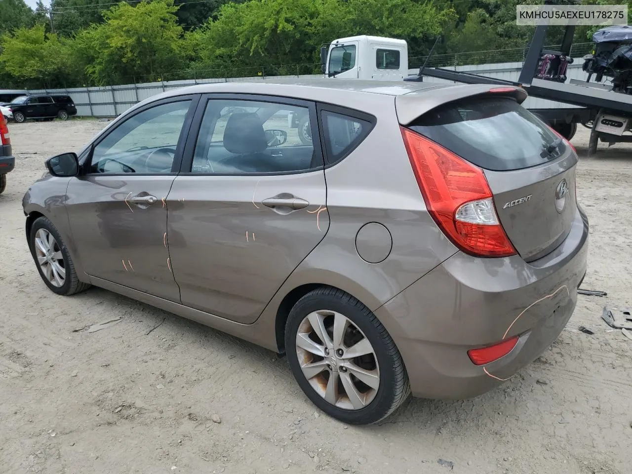 2014 Hyundai Accent Gls VIN: KMHCU5AEXEU178275 Lot: 67814014