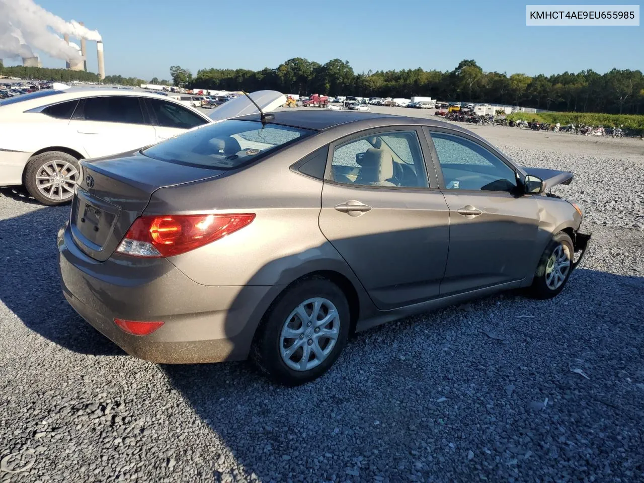 KMHCT4AE9EU655985 2014 Hyundai Accent Gls