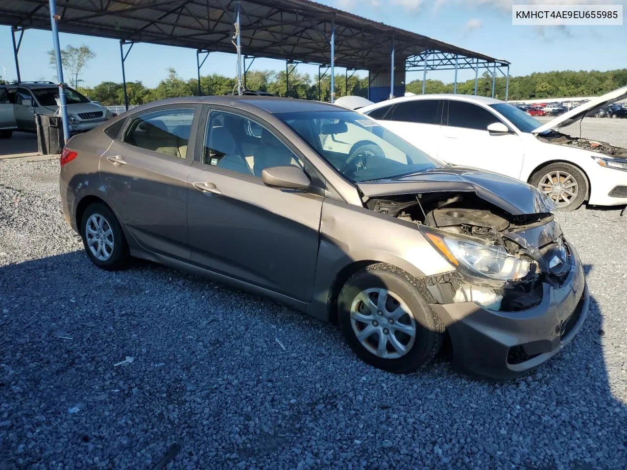 KMHCT4AE9EU655985 2014 Hyundai Accent Gls