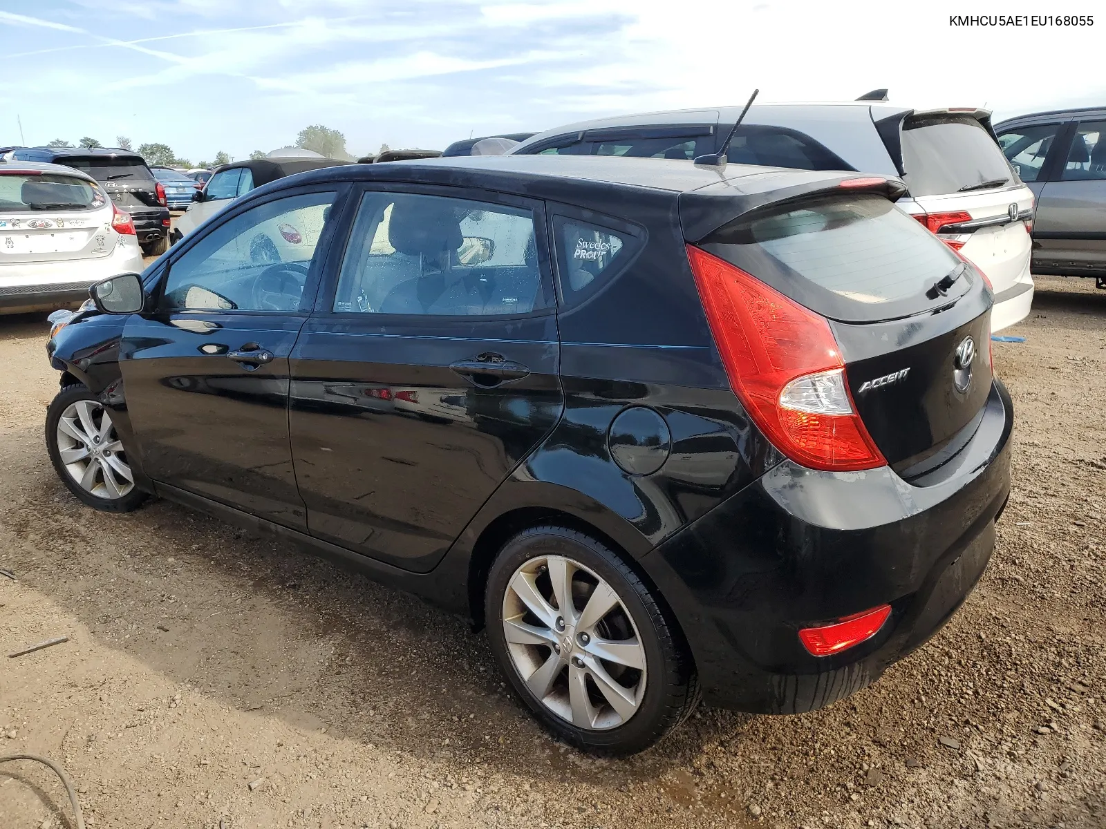 KMHCU5AE1EU168055 2014 Hyundai Accent Gls