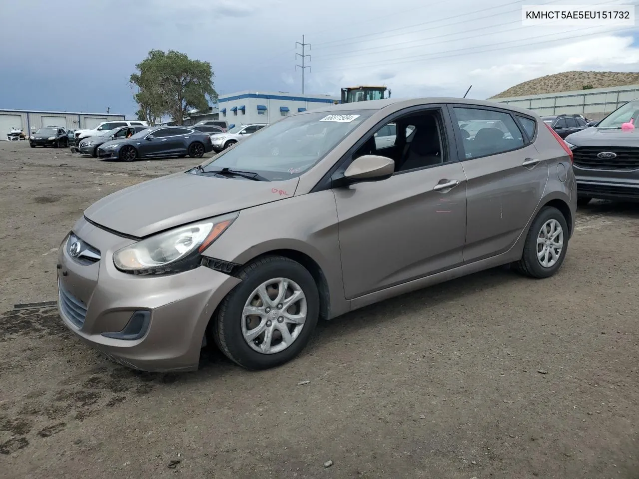 KMHCT5AE5EU151732 2014 Hyundai Accent Gls