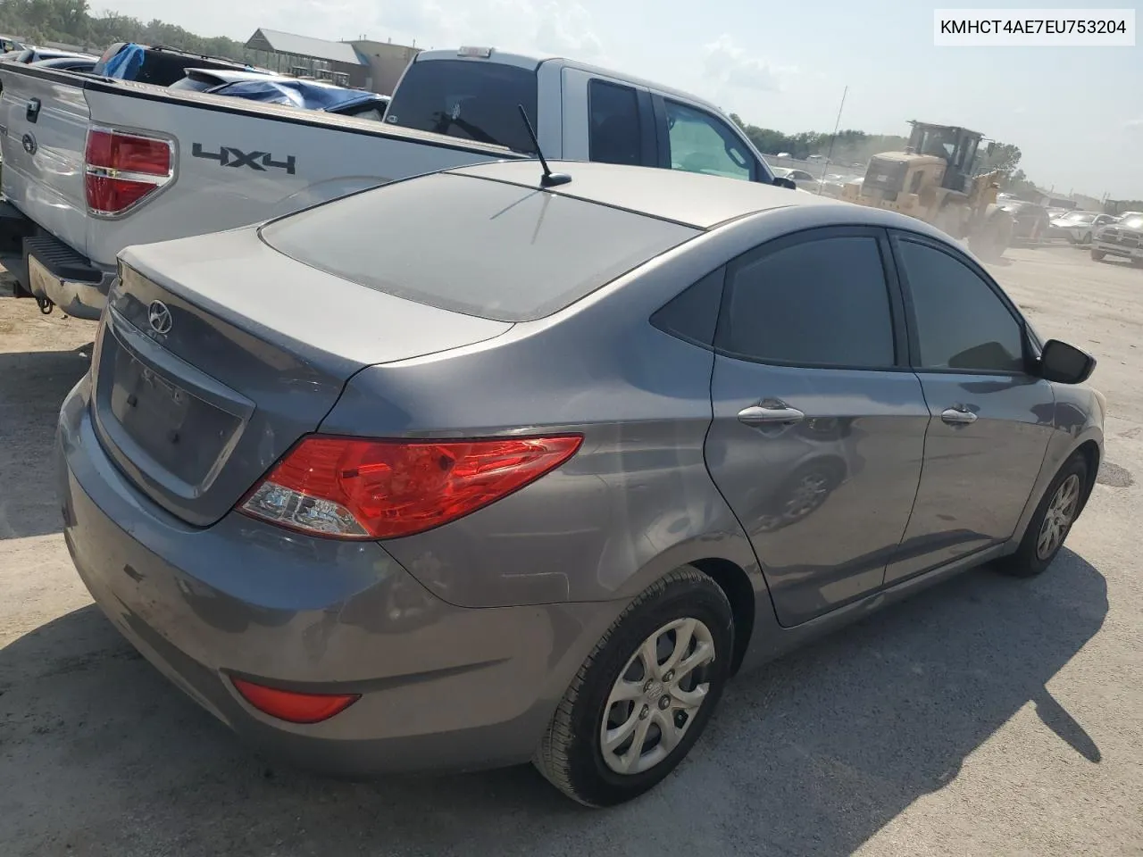 2014 Hyundai Accent Gls VIN: KMHCT4AE7EU753204 Lot: 68896874