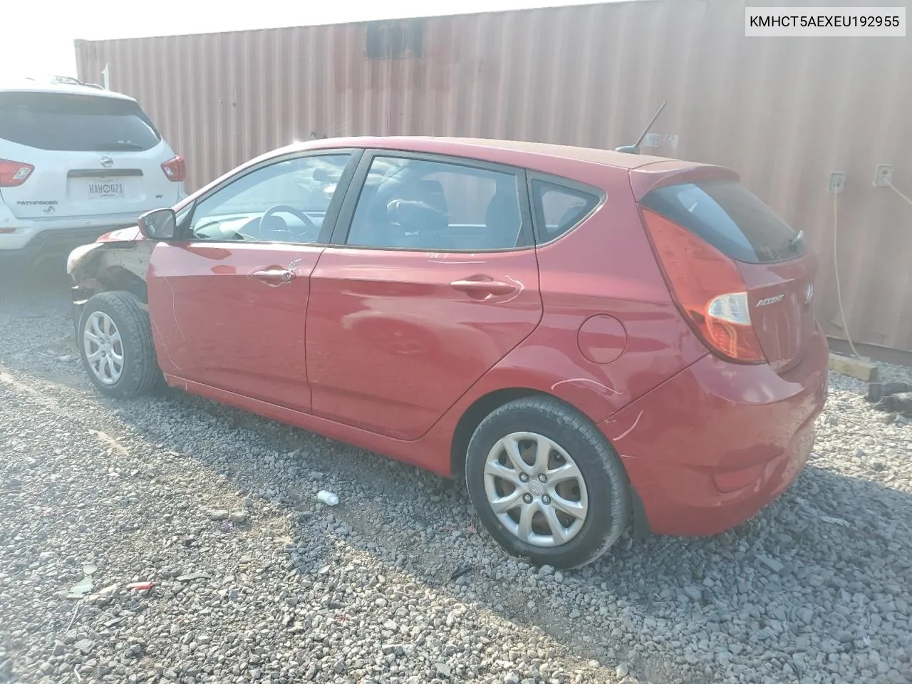 2014 Hyundai Accent Gls VIN: KMHCT5AEXEU192955 Lot: 68933024