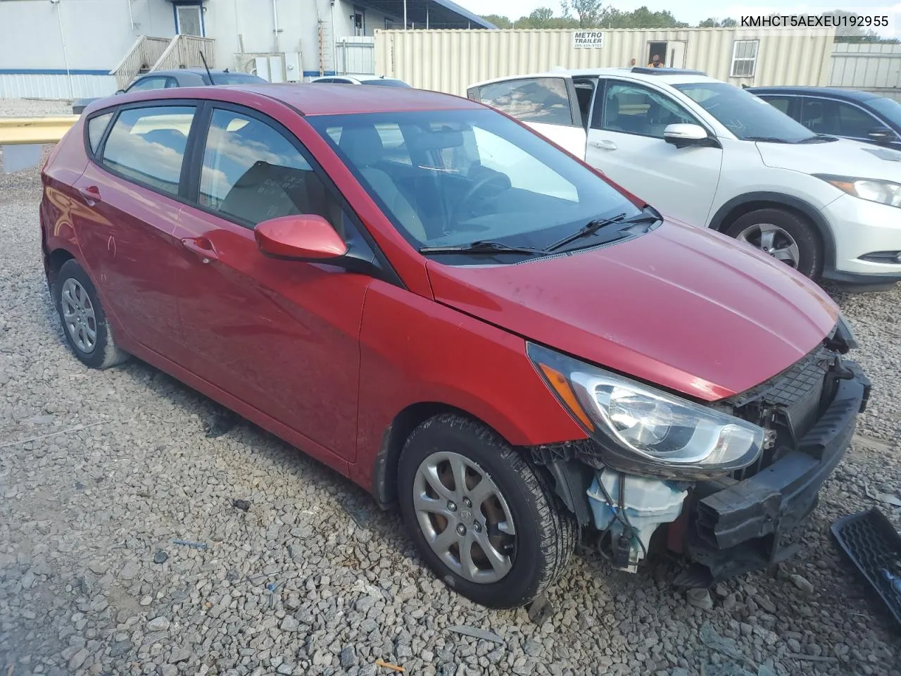 2014 Hyundai Accent Gls VIN: KMHCT5AEXEU192955 Lot: 68933024