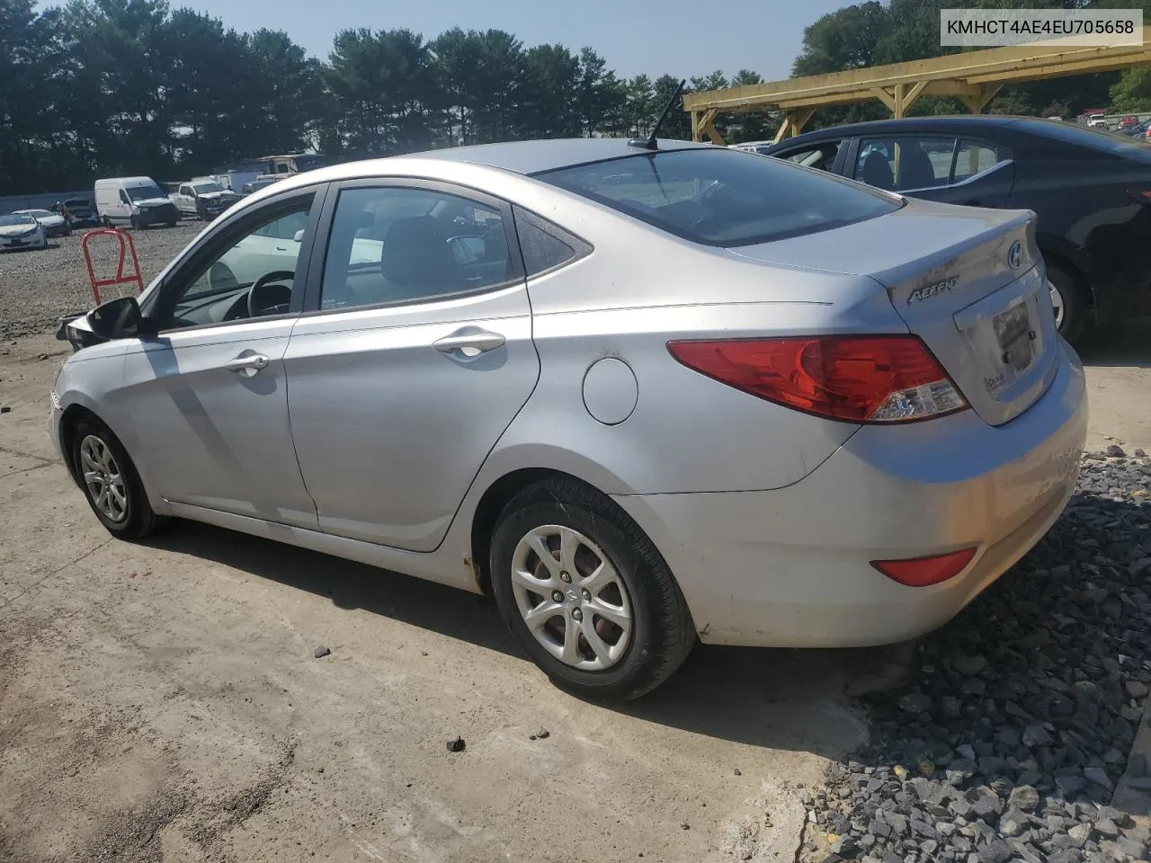 2014 Hyundai Accent Gls VIN: KMHCT4AE4EU705658 Lot: 68951624