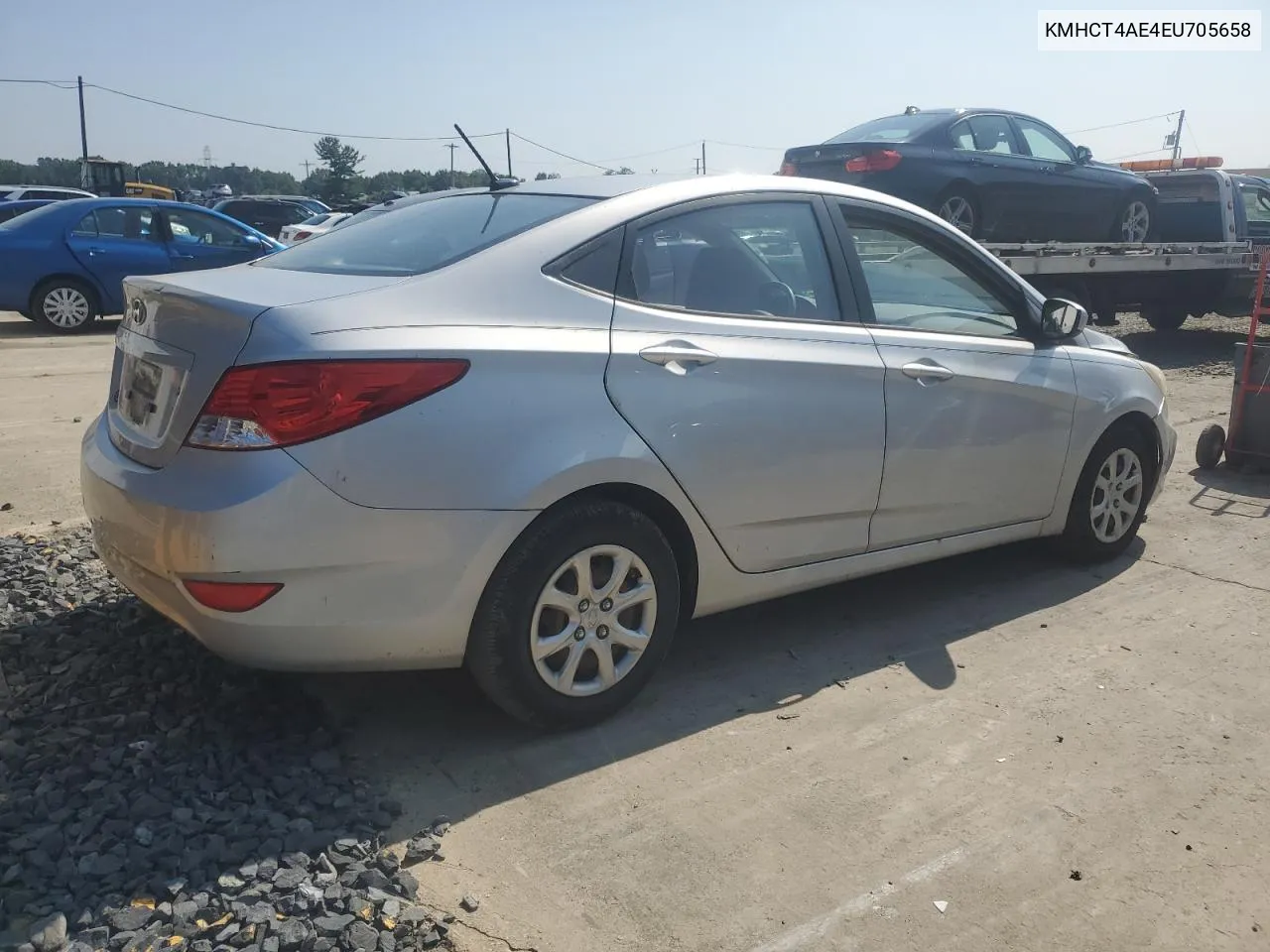 2014 Hyundai Accent Gls VIN: KMHCT4AE4EU705658 Lot: 68951624