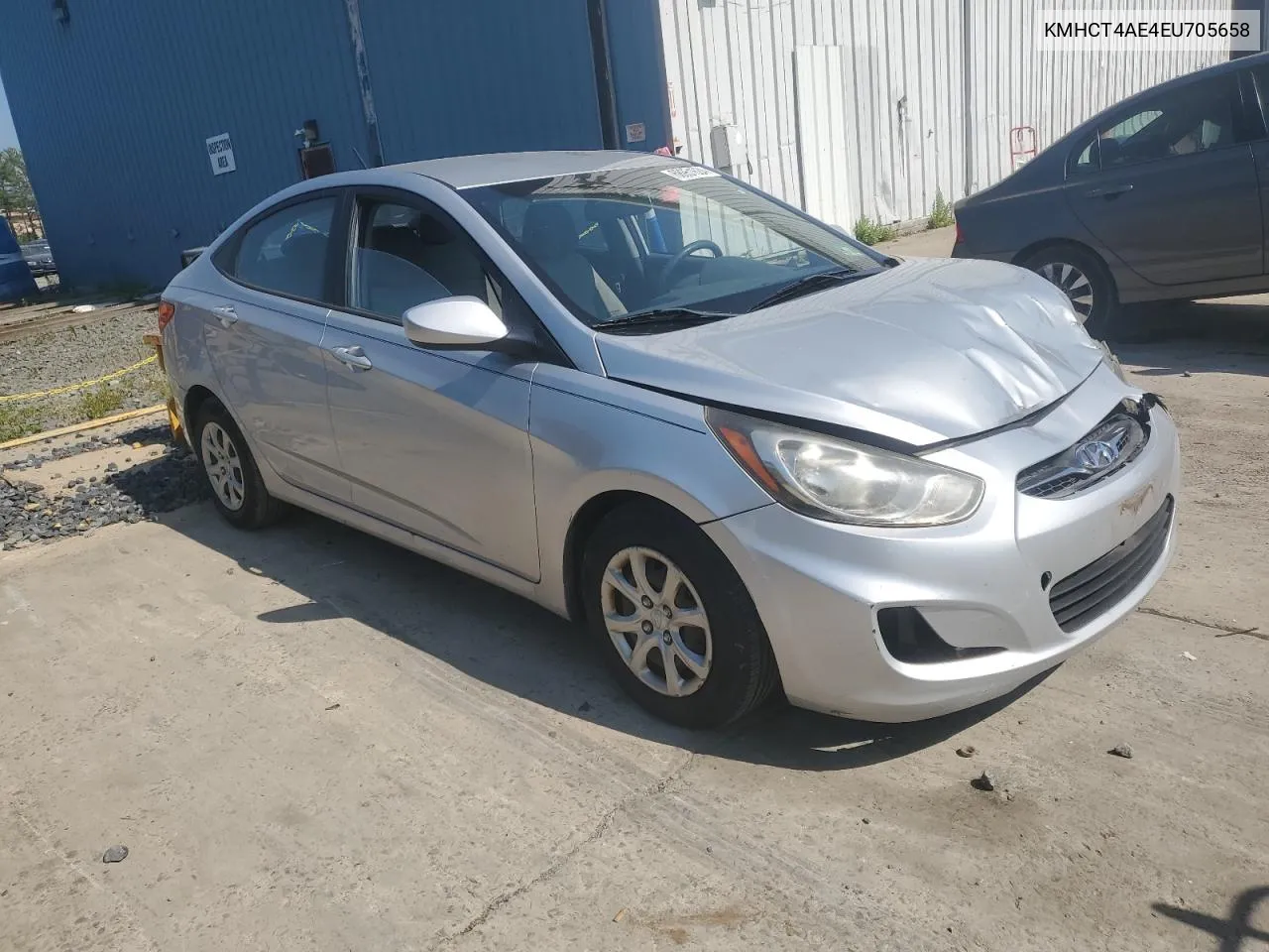 2014 Hyundai Accent Gls VIN: KMHCT4AE4EU705658 Lot: 68951624