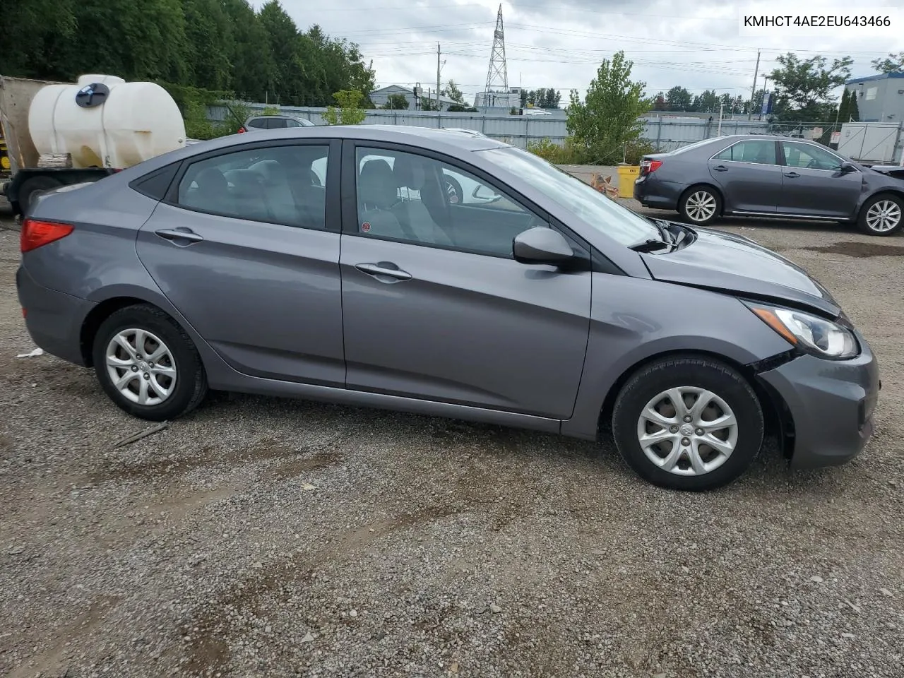 KMHCT4AE2EU643466 2014 Hyundai Accent Gls