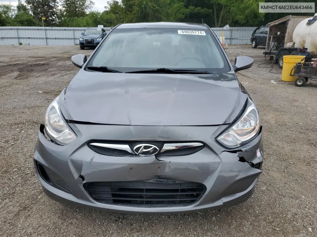 KMHCT4AE2EU643466 2014 Hyundai Accent Gls