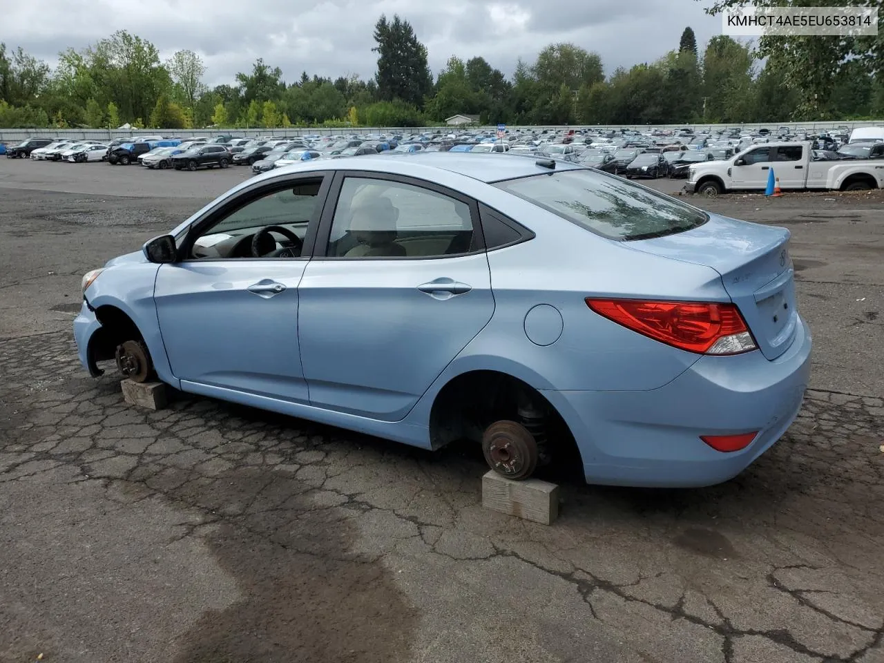 2014 Hyundai Accent Gls VIN: KMHCT4AE5EU653814 Lot: 69412964