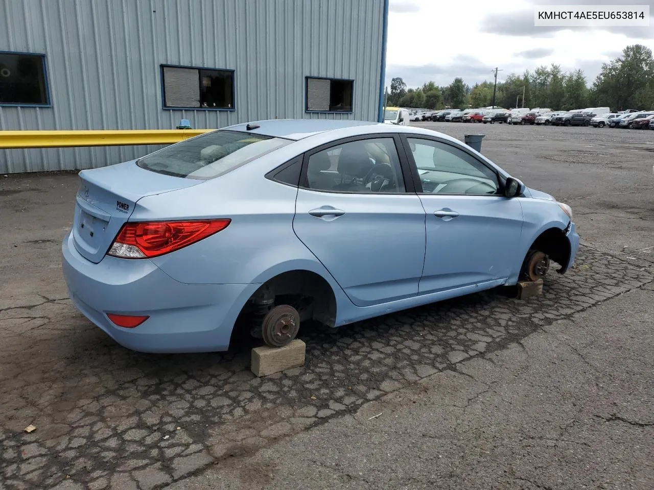 2014 Hyundai Accent Gls VIN: KMHCT4AE5EU653814 Lot: 69412964