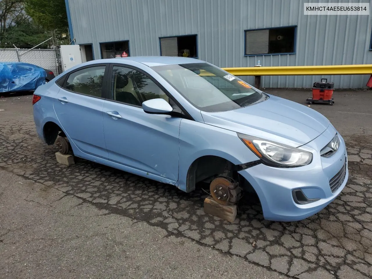 KMHCT4AE5EU653814 2014 Hyundai Accent Gls