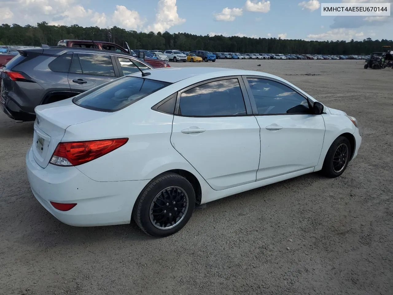 2014 Hyundai Accent Gls VIN: KMHCT4AE5EU670144 Lot: 69631694