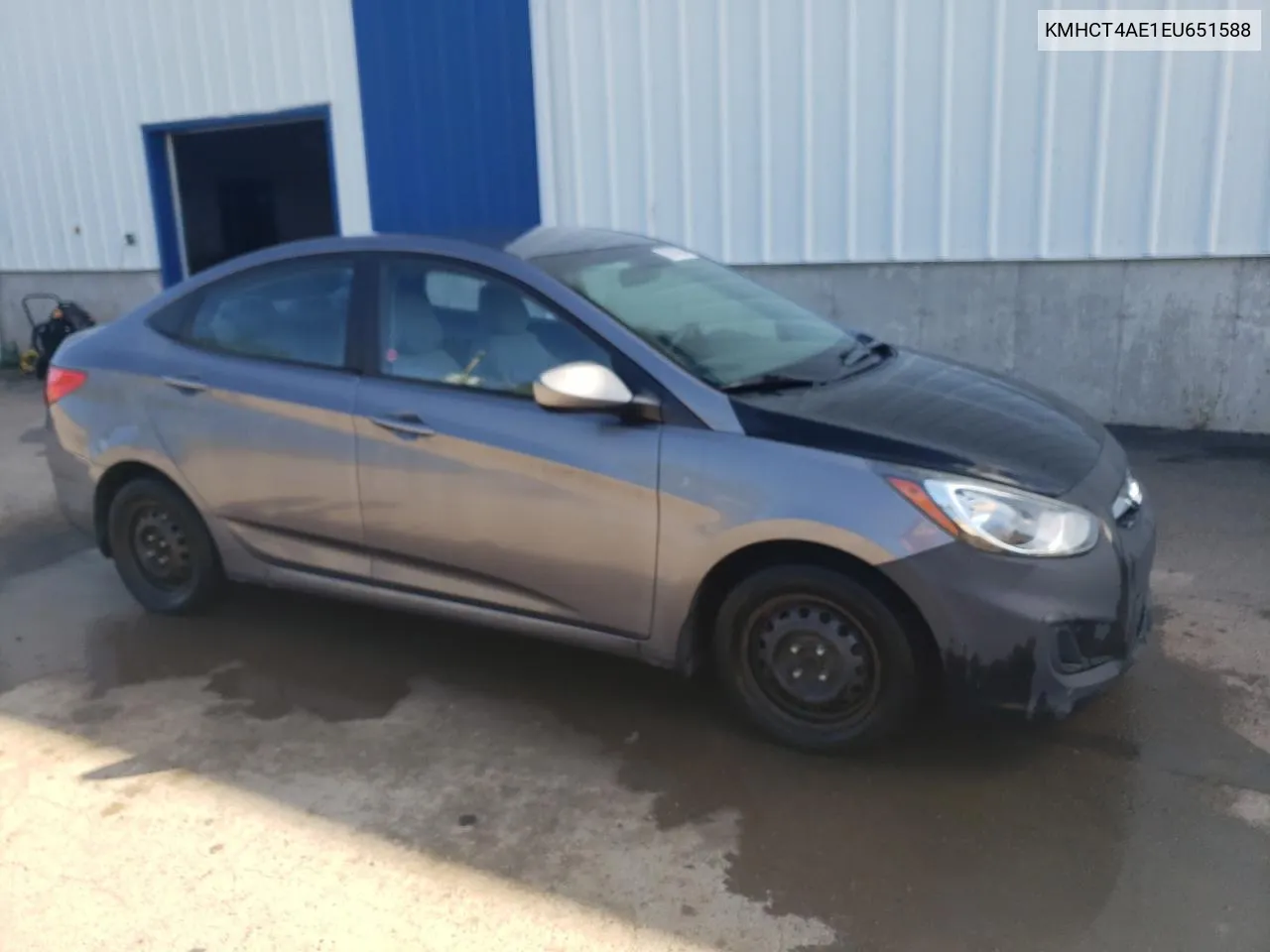 2014 Hyundai Accent Gls VIN: KMHCT4AE1EU651588 Lot: 70021994