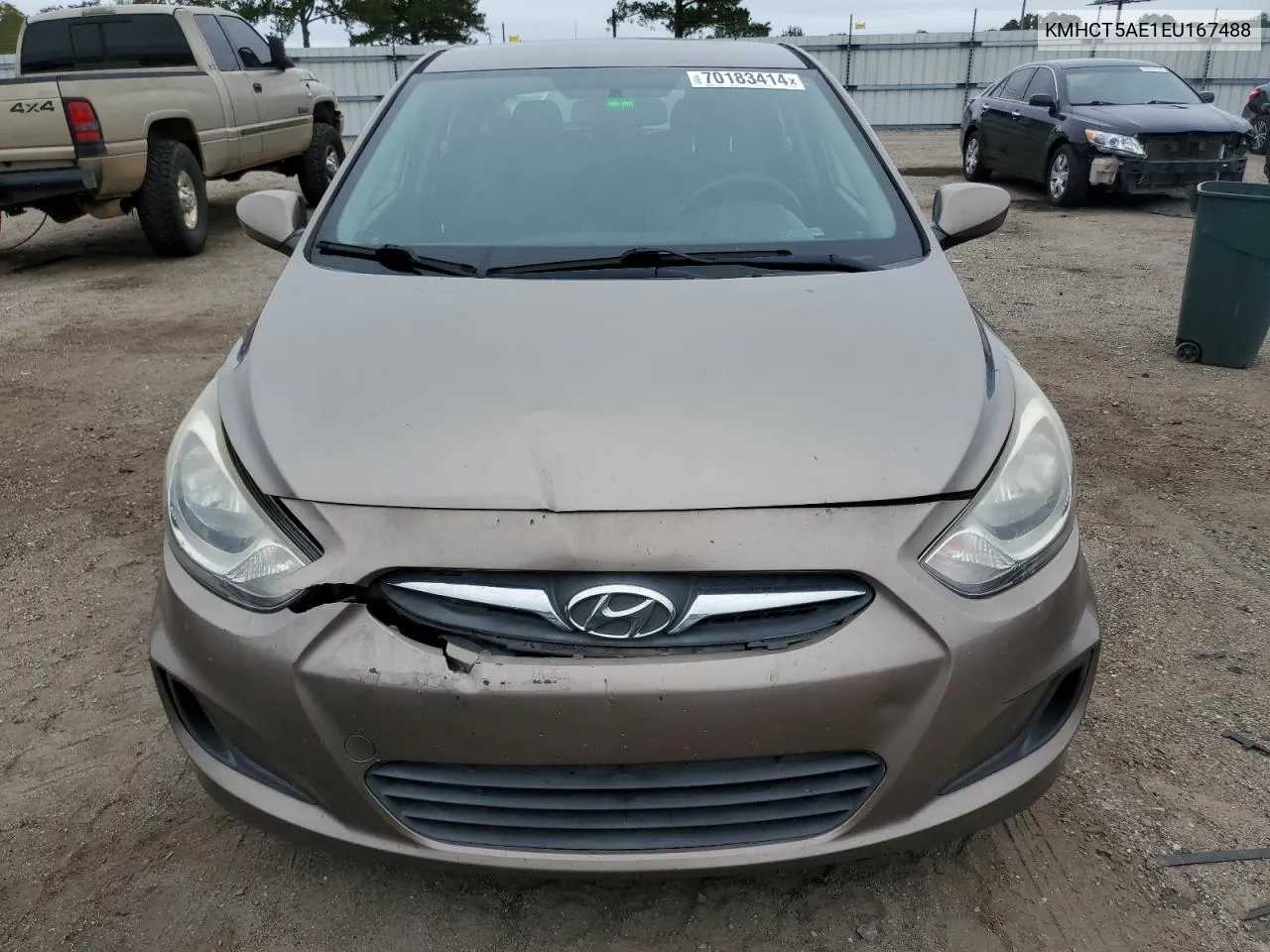 KMHCT5AE1EU167488 2014 Hyundai Accent Gls