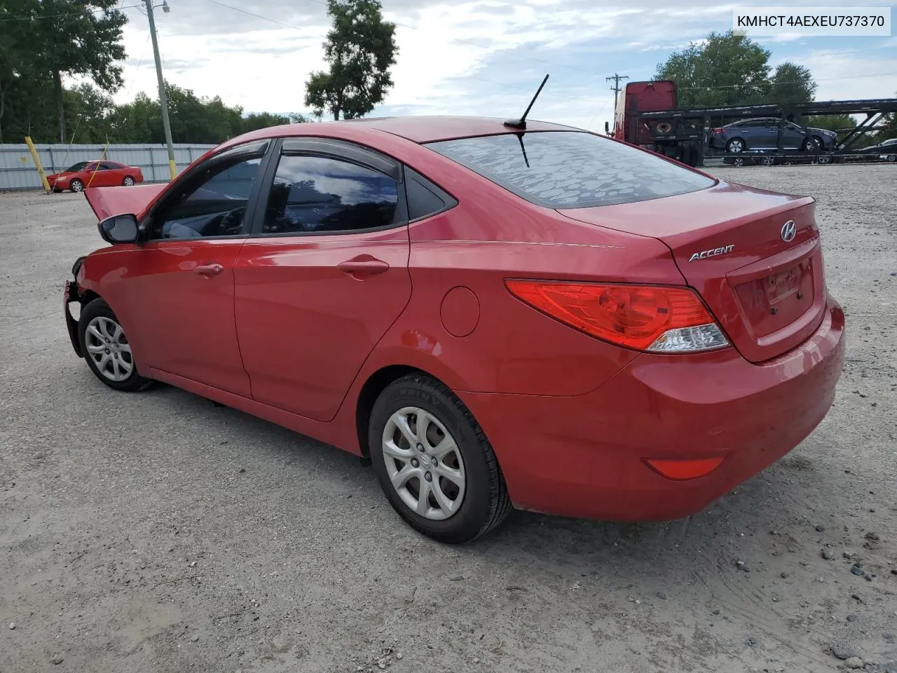 2014 Hyundai Accent Gls VIN: KMHCT4AEXEU737370 Lot: 70269414