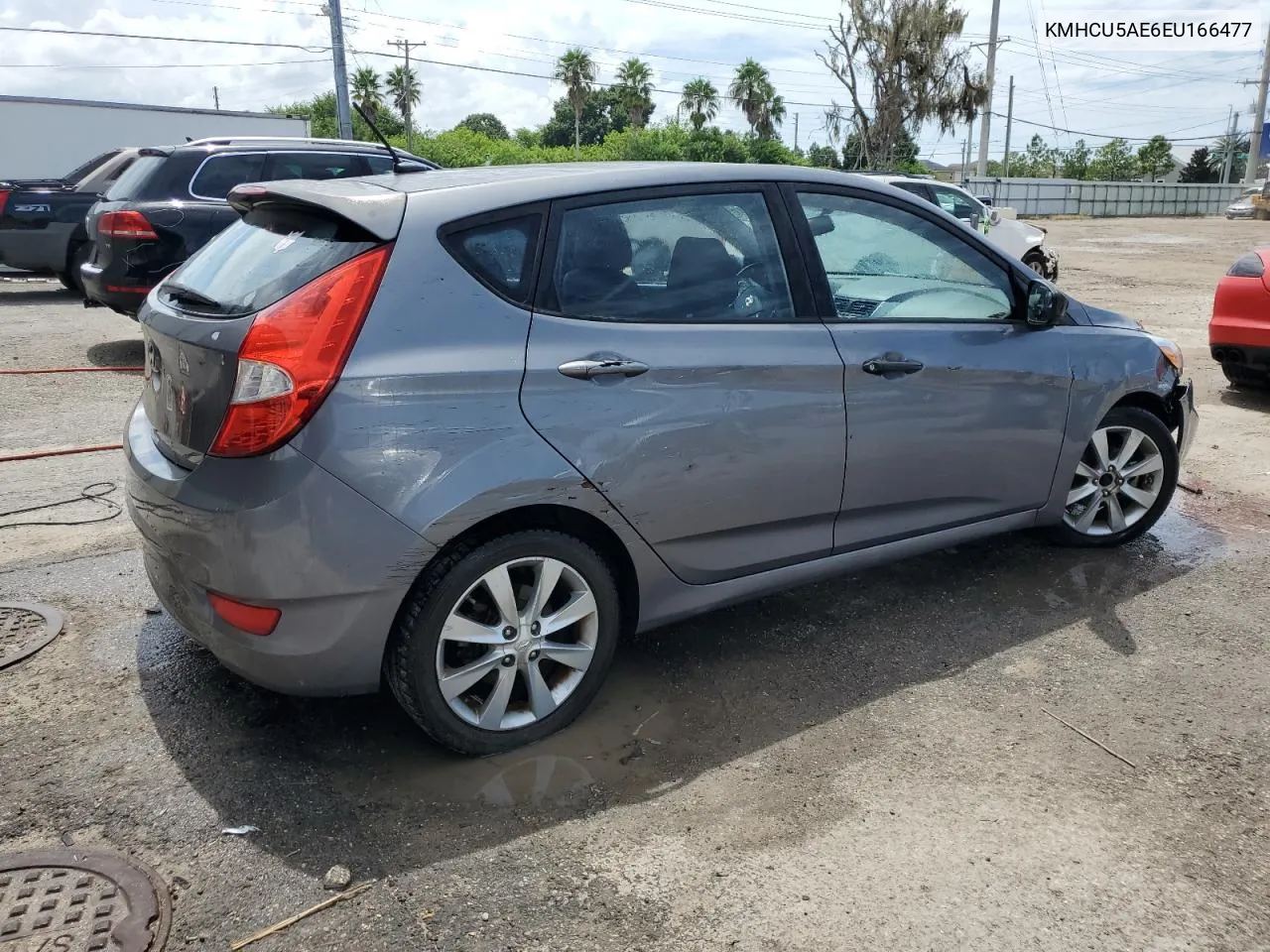 KMHCU5AE6EU166477 2014 Hyundai Accent Gls