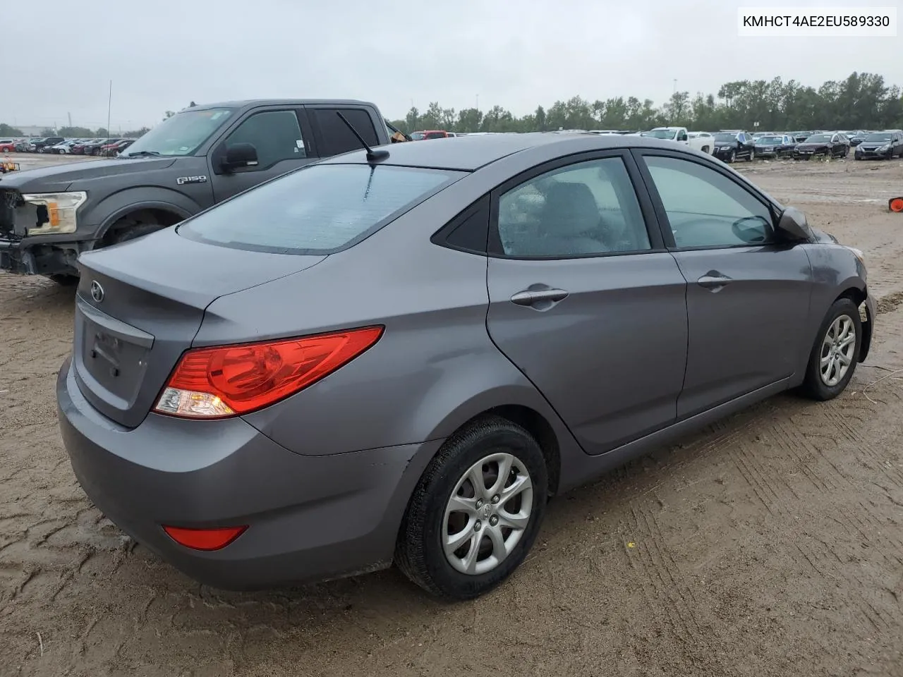 2014 Hyundai Accent Gls VIN: KMHCT4AE2EU589330 Lot: 70467844