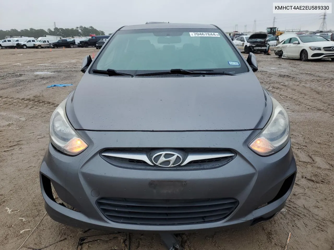 KMHCT4AE2EU589330 2014 Hyundai Accent Gls