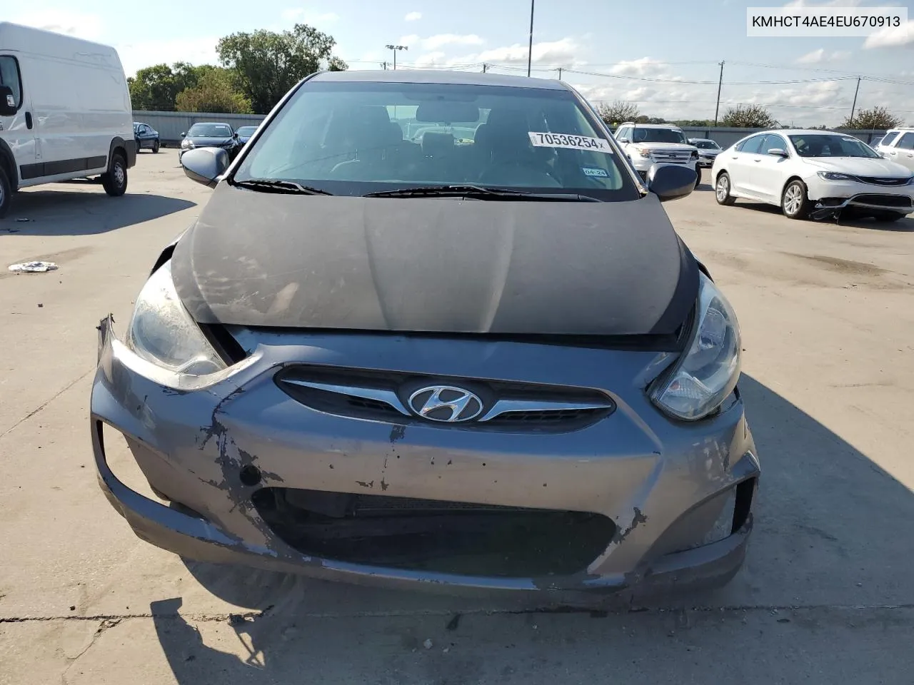 KMHCT4AE4EU670913 2014 Hyundai Accent Gls