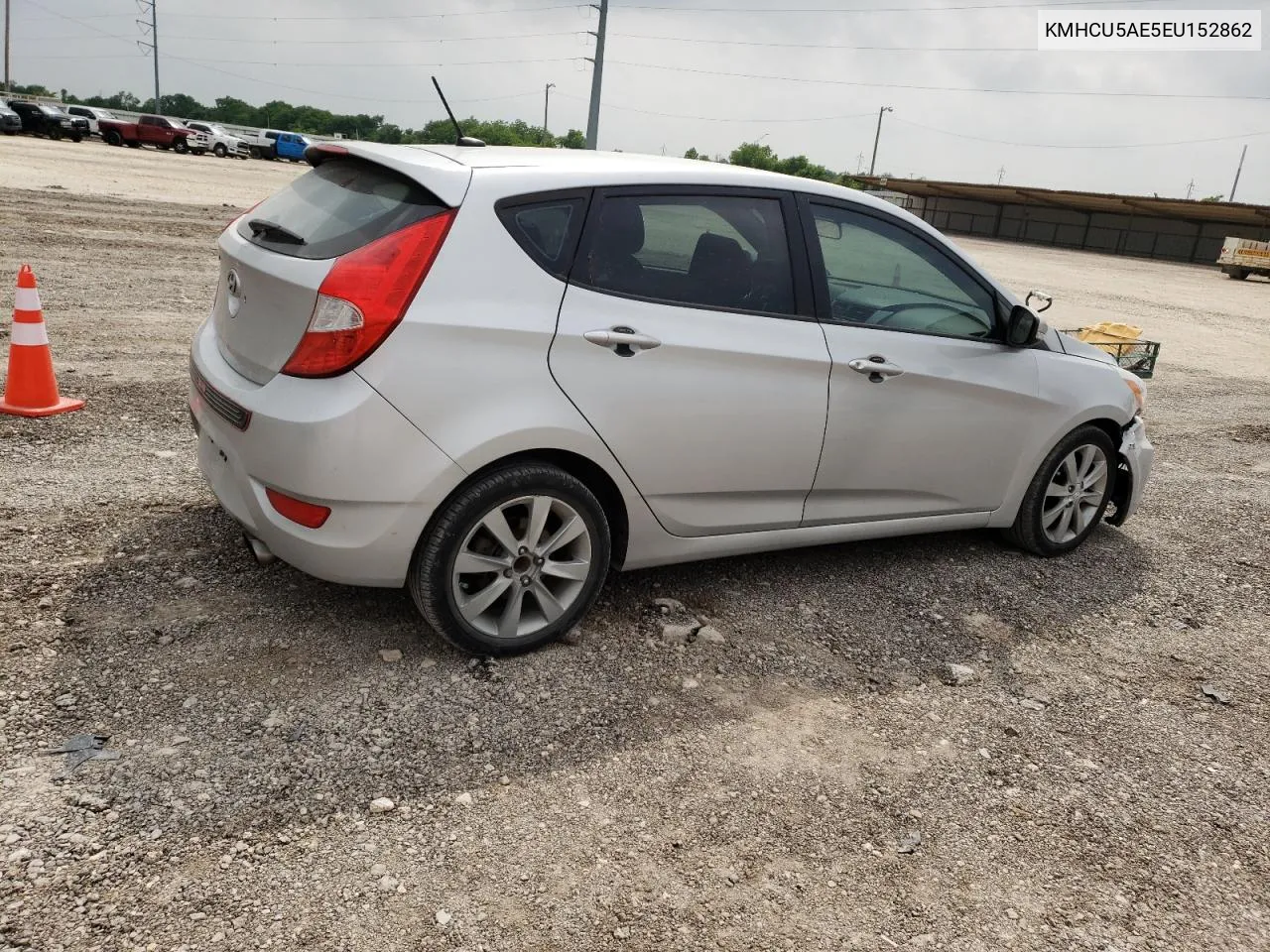 2014 Hyundai Accent Gls VIN: KMHCU5AE5EU152862 Lot: 70588944