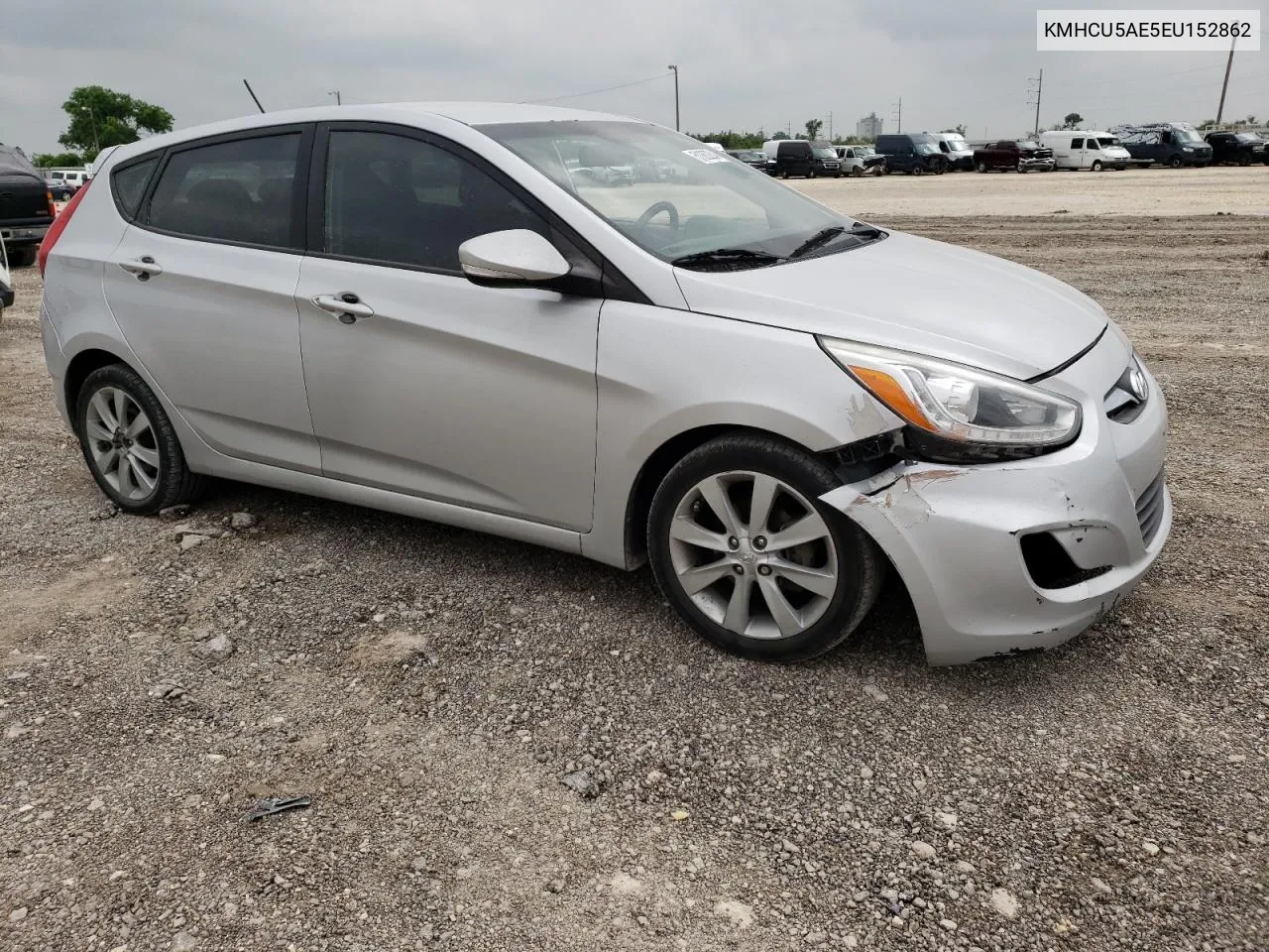 2014 Hyundai Accent Gls VIN: KMHCU5AE5EU152862 Lot: 70588944