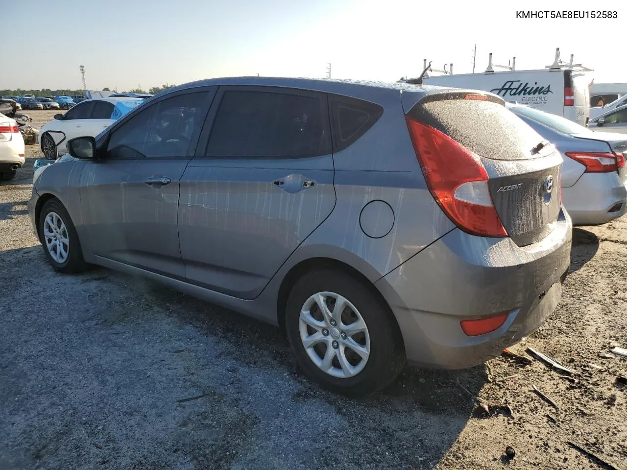 KMHCT5AE8EU152583 2014 Hyundai Accent Gls