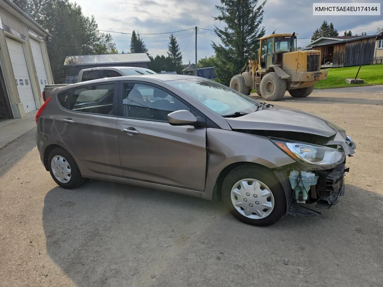 2014 Hyundai Accent Gls VIN: KMHCT5AE4EU174144 Lot: 70763454