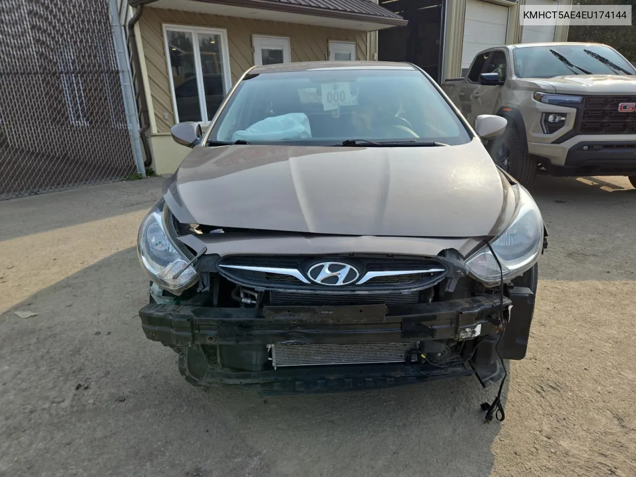 2014 Hyundai Accent Gls VIN: KMHCT5AE4EU174144 Lot: 70763454