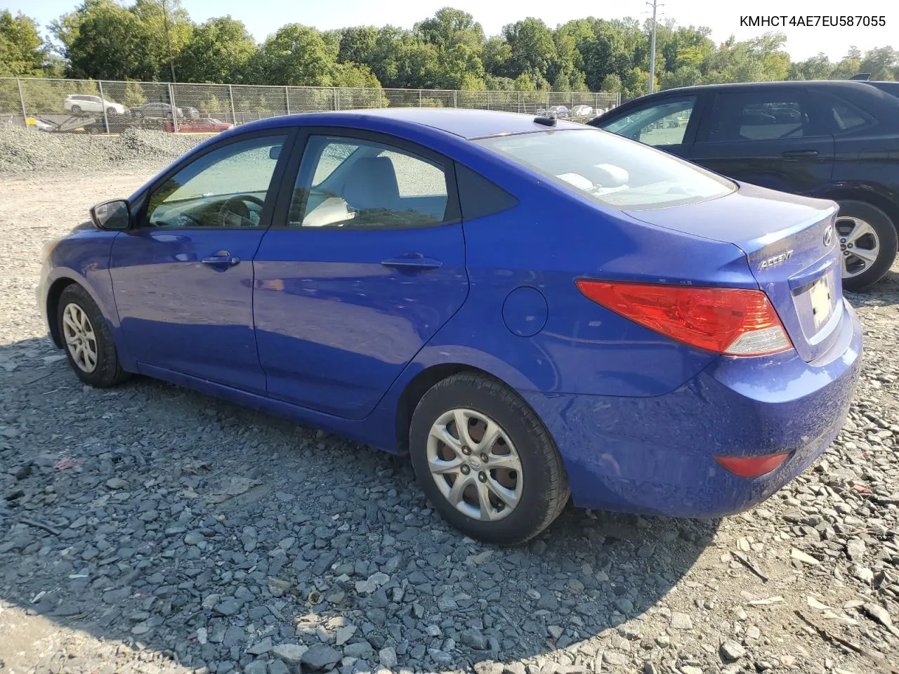 2014 Hyundai Accent Gls VIN: KMHCT4AE7EU587055 Lot: 70976084