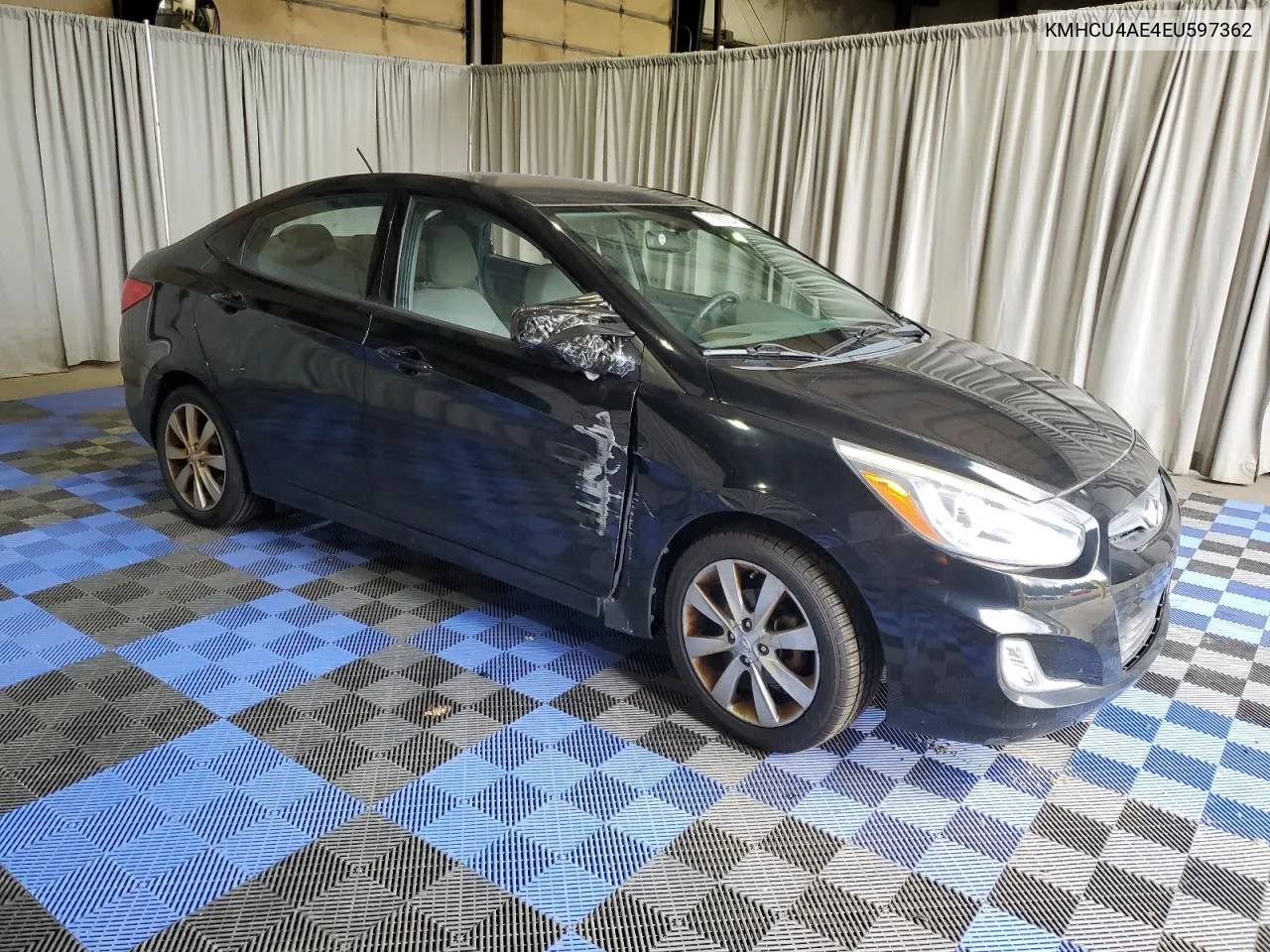 KMHCU4AE4EU597362 2014 Hyundai Accent Gls