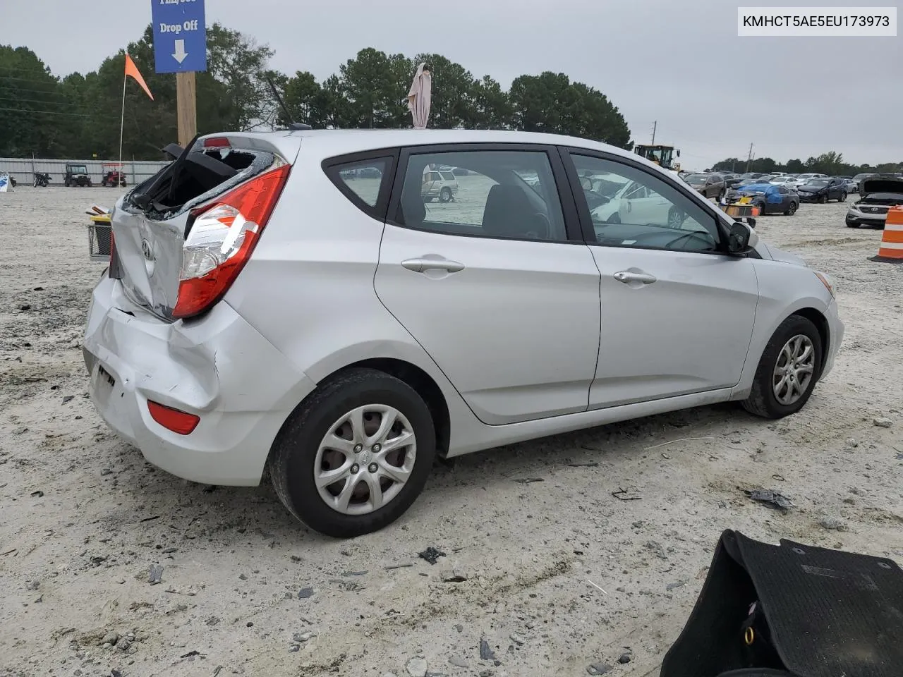 2014 Hyundai Accent Gls VIN: KMHCT5AE5EU173973 Lot: 71391484