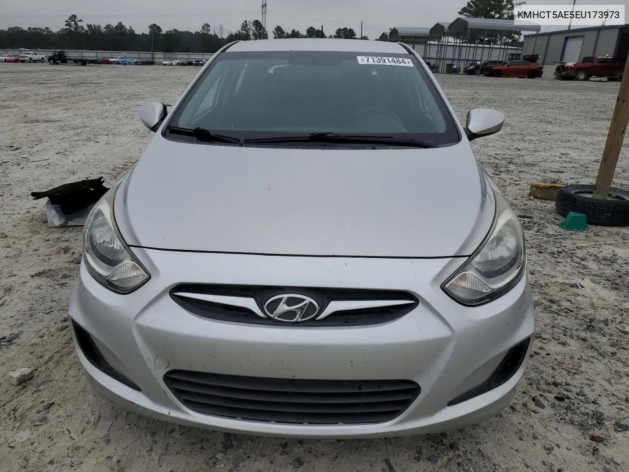 2014 Hyundai Accent Gls VIN: KMHCT5AE5EU173973 Lot: 71391484